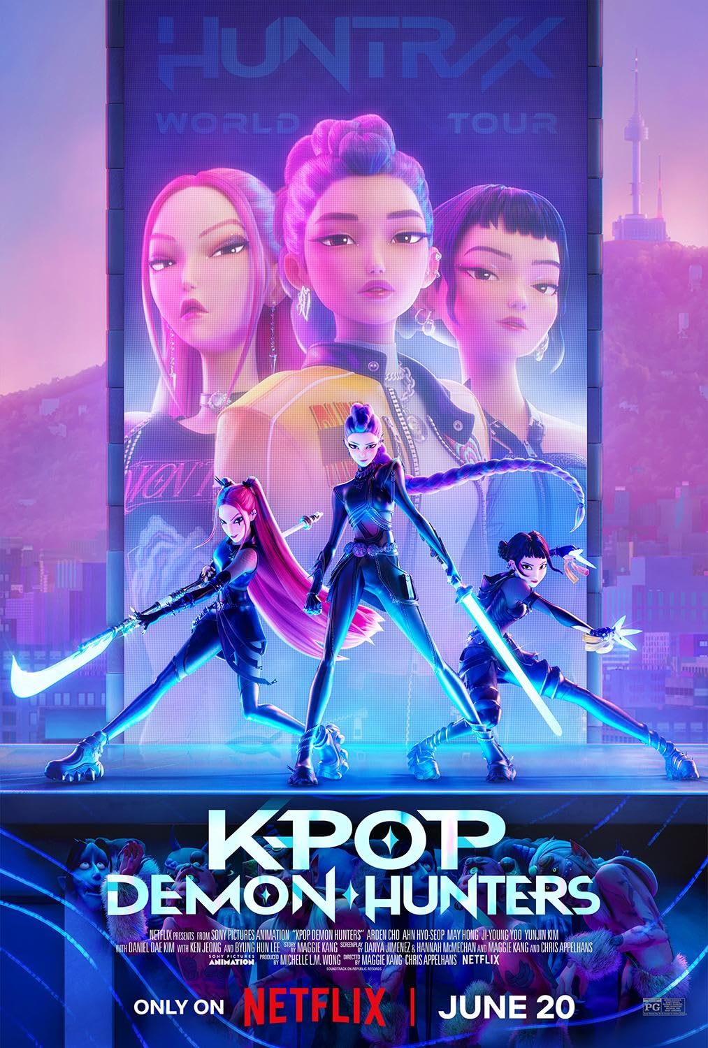 دانلود انیمیشن کره ای KPop Demon Hunters 2025