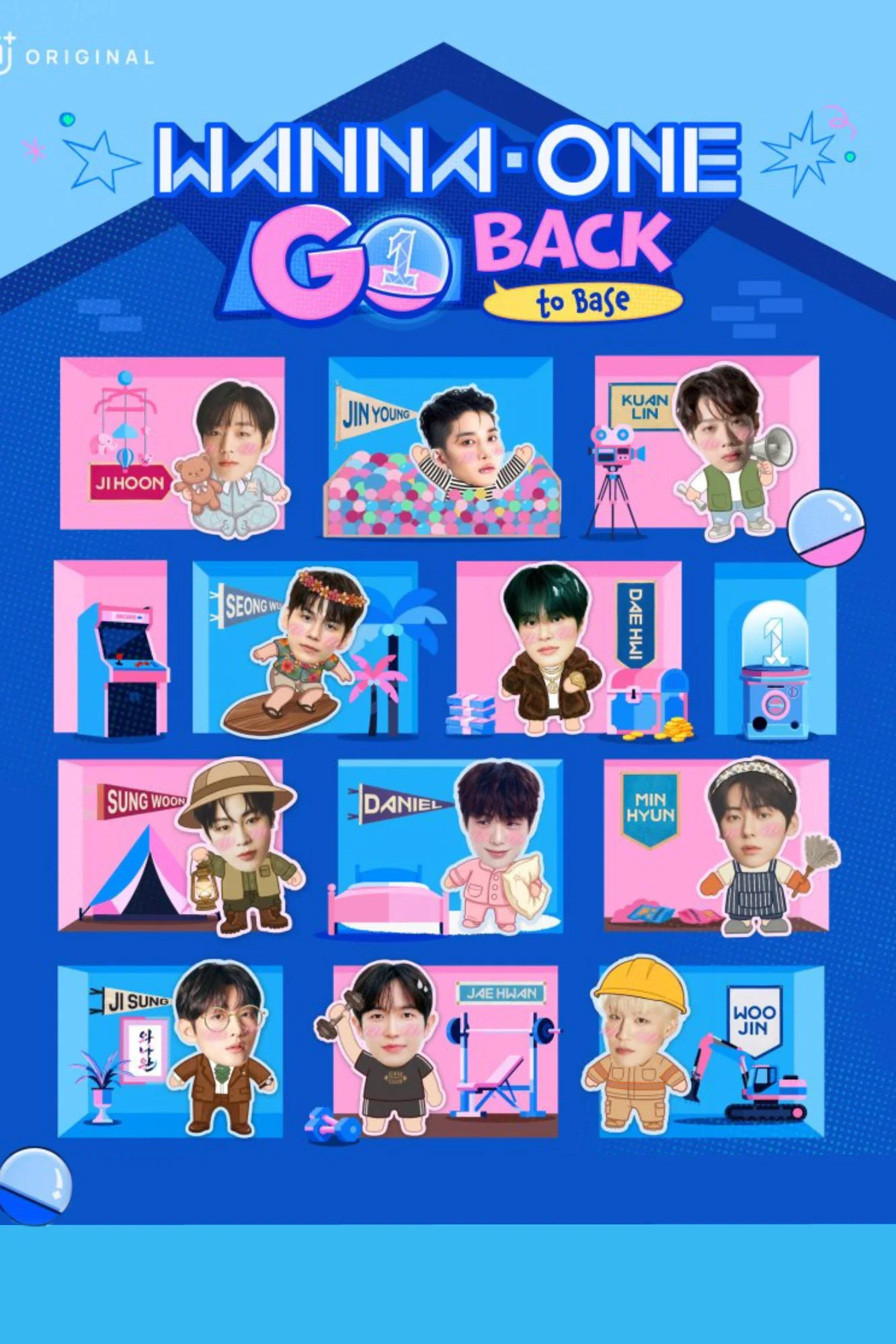 دانلود برنامه تلویزیونی کره ای وانا وان گو: بازگشت به بیس 2026 Wanna One Go: Back to Base